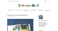 Desktop Screenshot of freiraumfrau.de